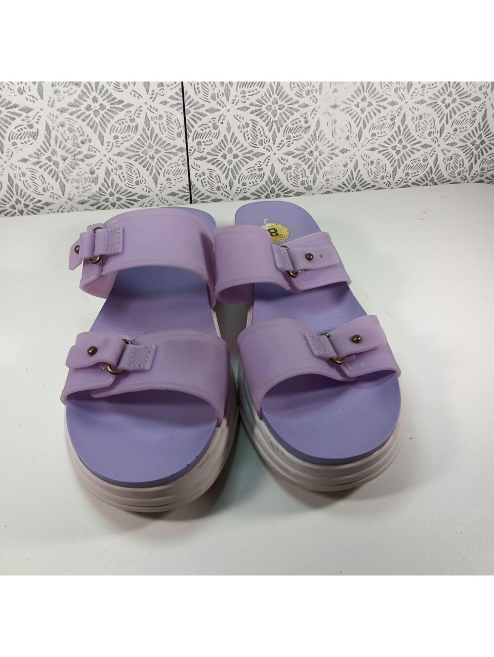 JBU by Jambu Women's US 8 Fenton Purple Platform Water Ready Sandals Slides